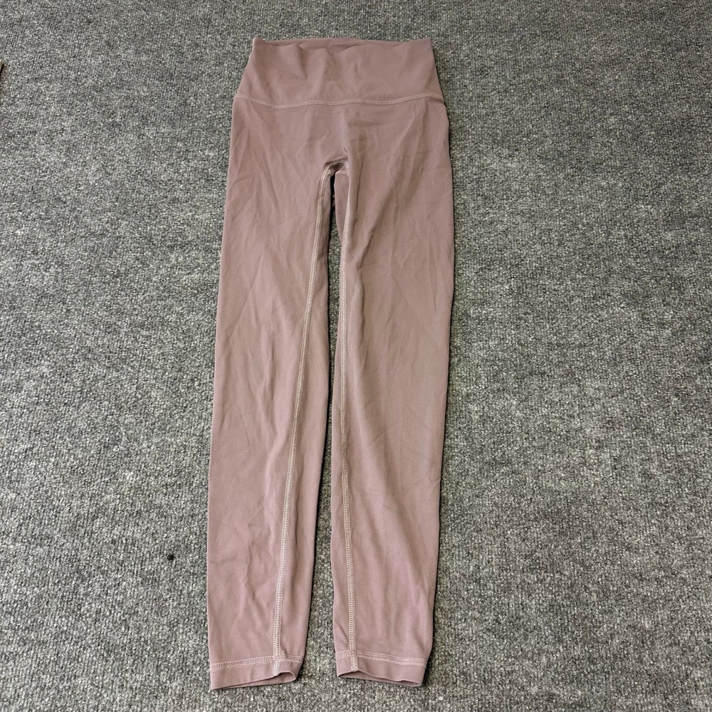Lululemon Leggings Womens Size M Mauve Purple Align High Rise Full Length Yoga